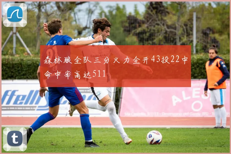森林狼全队三分火力全开43投22中命中率高达511