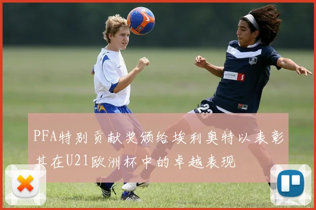 PFA特别贡献奖颁给埃利奥特以表彰其在U21欧洲杯中的卓越表现